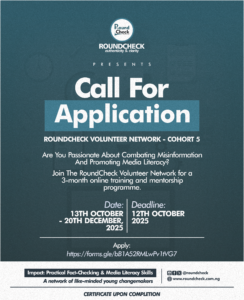 Roundcheck Opens Applications for 5th Volunteer Cohort