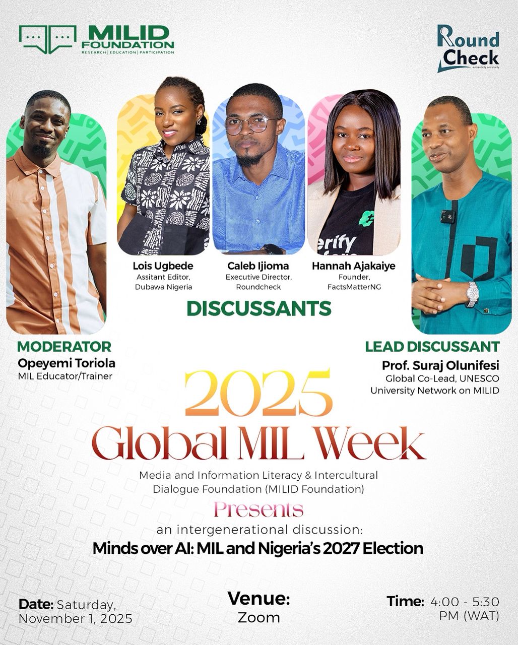 MILID Foundation To Host Conversation On Role Of AI In Shaping Nigeria’s 2027 Elections