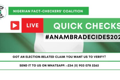#AnambraDecides2025: Live Factchecks For Anambra State Election