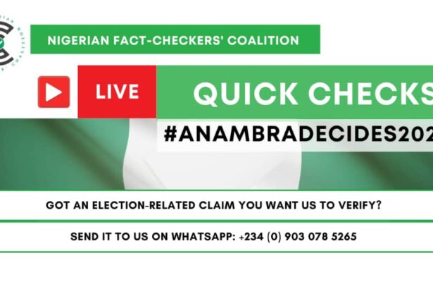 #AnambraDecides2025: Live Factchecks For Anambra State Election